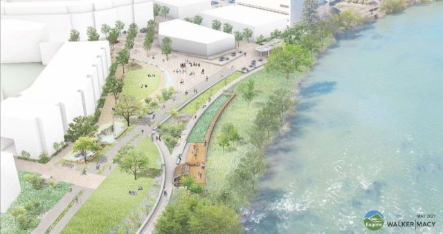 Riverfront park concept