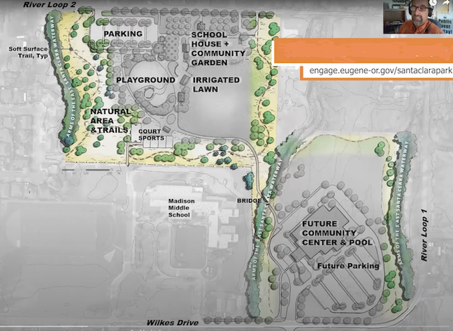 Draft design of Santa Clara Community Park