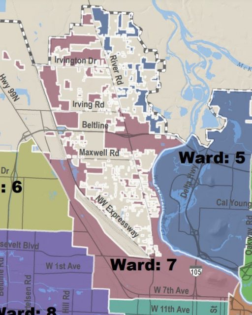 Map of Ward 7
