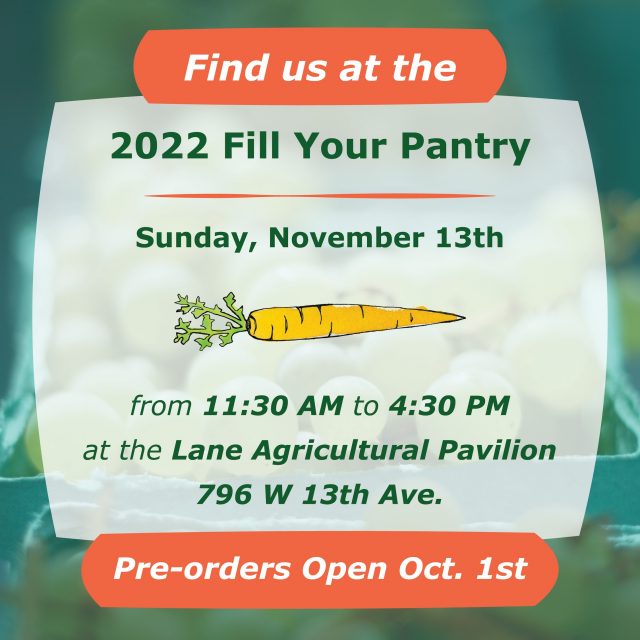 Fill Your pantry 2022